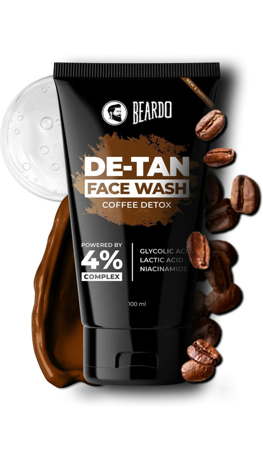 Beardo De-Tan Coffee Detox Face Wash for Men 100ml