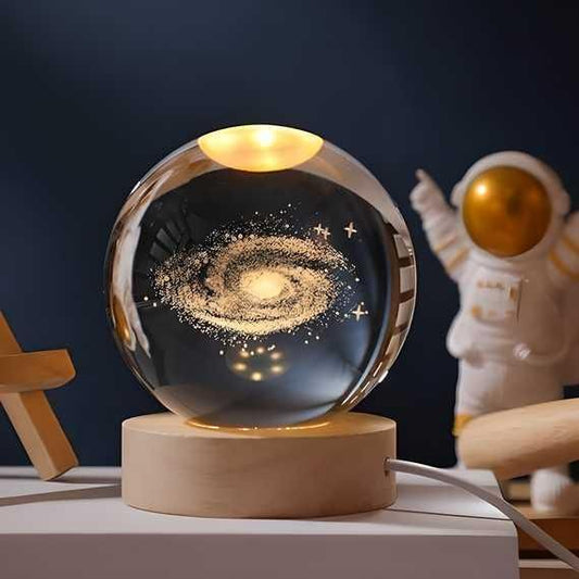 3D Crystal Galaxy Lamp ball